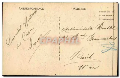Caen Stare — Rue de la Poissonnerie — LL — Rewers