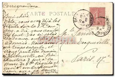 Caen — Ulica i Katedra Świętego Piotra — LL, nr 38 — Rewers