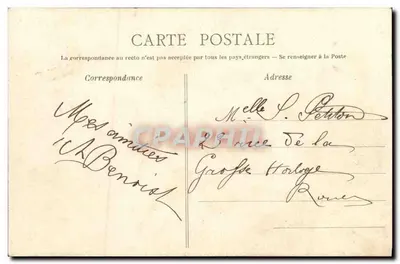CAEN — Rue d'Auge i Hôtel du Pin — L.D. — Rewers
