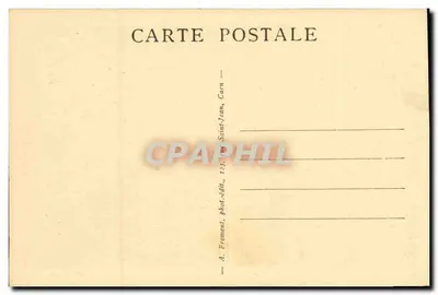 CAEN — Rue Montoir — Viswinkel — A. Froment, foto-uitgever, Caen — Achterkant