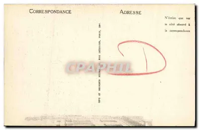 CAEN - Rue aux Namps i Wieża Katedry św. Sauveur — W. Lenoir, nr 243 — Rewers