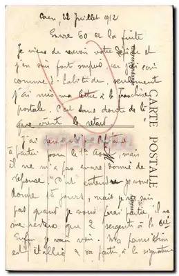 Caen — Rue Caponière z placu Petites Boucheries — Wydawca AD, nr 144 — Rewers