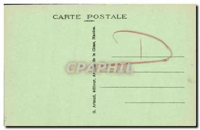 Caen — Teatr Miejski — G. Artaud, wydawca, Nantes — Rewers