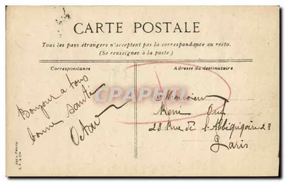 Torre da Citadelle em Caen — editor AQUA PHOTO I. V. & Cie — Verso