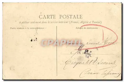 Caen — Les Halles et la Tour Le Roy — L. — Verso