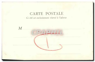 Caen — Torre do Centro — B. F. Paris — Verso
