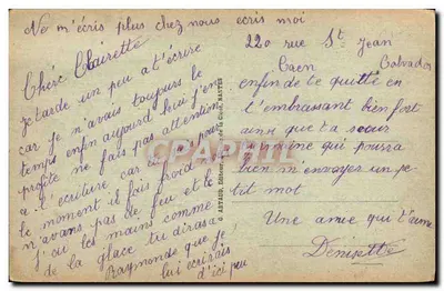 Caen — Wieża Guillaume Le Roy — Wydawca G. Antaud, nr 35 — Rewers
