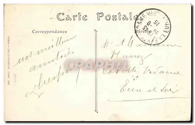 CAEN — Facultés i ulica Saint-Sauveur — ND. Fot. — Rewers