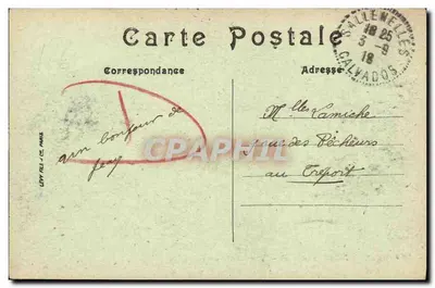 Caen — Bibliothèque de la Faculté, rue Saint-Sauveur — Lévy Fils & Cie, n°179 — Verso