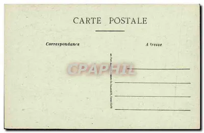CAEN — Rue Porte-au-Berger — Stare domy drewniane — Déclom — Rewers