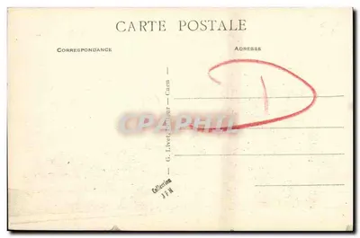 Caen - Stare domy ulicy St-Pierre — wydawca Jacques Line, nr 31 — Rewers