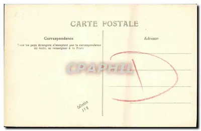 Caen — Stare domy ulicy St-Pierre — nieznany wydawca, numer serii 83 — Rewers