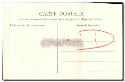 Caen — Domy drewniane — L. D. — Rewers
