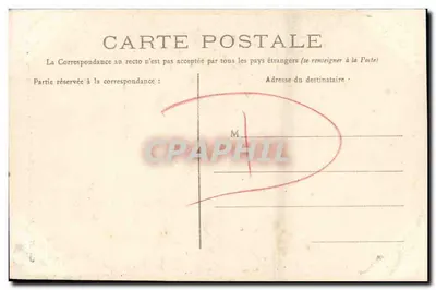 Caen — Dom drewniany, ulica Saint-Jean (XVI wiek) — L. D. — Rewers