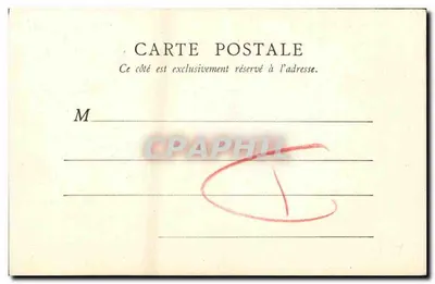 Stare domy ulicy Saint-Pierre — Caen — B. F., Paryż — Rewers