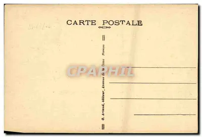 CAEN — Stare domy drewniane ulica Saint-Pierre — G. Artaud, wydawca Nantes — Rewers