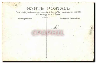 Caen. Vista hacia el Castillo desde Saint-Pierre — L.V.C. — Reverso