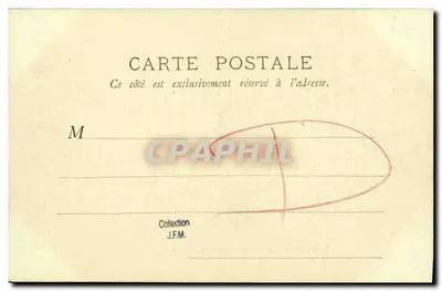 Caen — Widok z Starego Świętego Etienne — B.F., Paryż — Rewers
