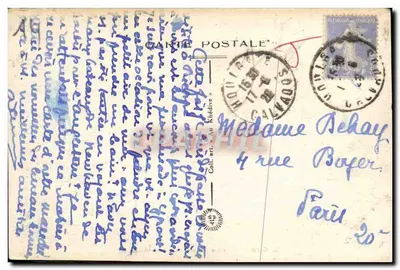 Caen — Panorama z Abbatii aux Dames — Rewers