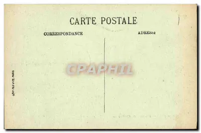 CAEN — Vista tirada do Castelo sobre Saint-Pierre — LEVY FILS & CIE, PARIS — Verso