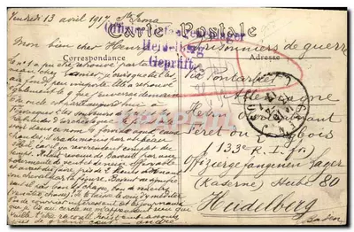 CAEN — Ogólny widok z Abbatii aux Dames — ND. Fot. — Rewers