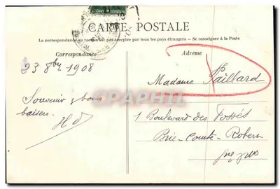 CAEN — Ogólny widok w kierunku Abbatii dla Dams — Zbiór AD — Rewers