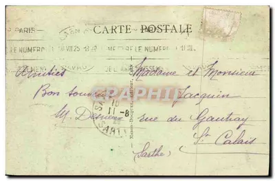Caen — Widok ogólny — Liceum Malherbe — Klasztor Mężczyzn — Rewers