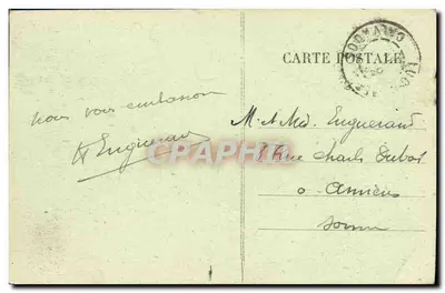 CAEN — Widok panoramiczny — wydawca nieznany, nr serii 504 — Rewers