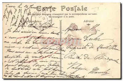 CAEN. — The Watering Trough and the Fishmonger's Shop — Publisher unknown — Back