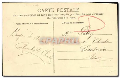 Brzegi rzeki Orne — CAEN (Calvados) : Przystań statku z Havre — L.D. — Rewers