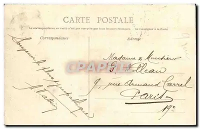 CAEN — Torpedeiros no cais — L.D. — Verso