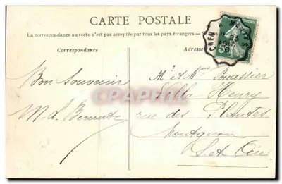 Caen - Torpilleurs i Kontrotorpilleurs na Basenie — Zbiór LL — Rewers