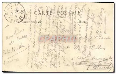Boulevard St-Pierre — Stacja Kolejowa Caen — wydawca L. Paris-Meurdon — Rewers