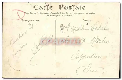 CAEN — Bulwar Świętego Piotra i Fontanna Trzech Łask — Wydawca nieznany, n° 50 — Rewers
