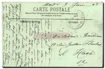 CAEN — Aleja Courseulles i Stacja Saint-Martin — LL. — n°63 — Rewers