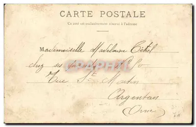 Caen - L'Orne - L. D. — Uitzicht op de grens van de Seine — L. D. uitgever — Achterkant