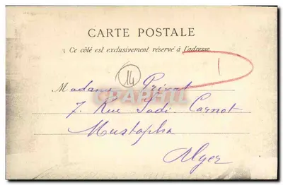 CAEN — Widok na kanał z Caen do morza — LA NORMANDIE, nr 2718 — Rewers