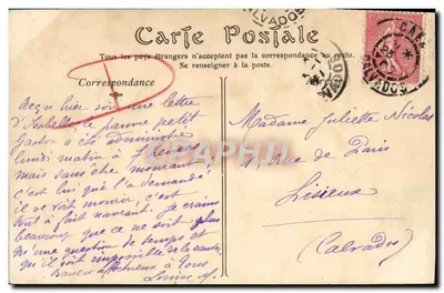 CAEN — As margens do rio Orne, o Cours Cafforelli — ND Phot — Verso