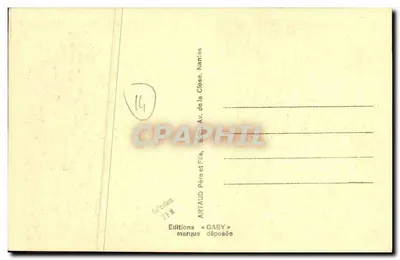 Caen. Plac i Katedra Świętego Piotra (XIII–XIV w.) — Gaby, nr 21 — Rewers