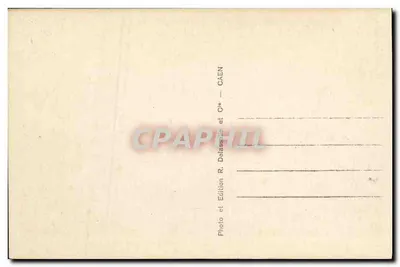 Caen — Ruiny ulicy St-Malo widziane z Rynku Zakrytego — Wydawnictwo R. Delasalle et Cie — Rewers