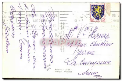 Caen — Ogólny widok dzielnicy Saint-Louis i Placu Gier — Wydawnictwo Gaby — Rewers
