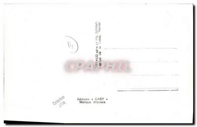 Caen — Wejście do Zamek — Wydawnictwo ARTAUD ojciec i syn, Nantes — Rewers