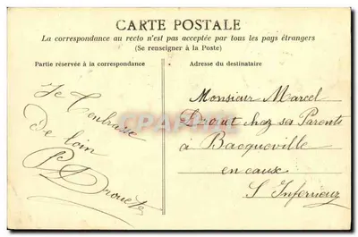 Caen — Kaszern Hamelin i most Alexandre-III — L.D. — Rewers
