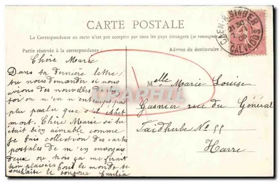 Caen — Caserne Hamelin — L. D. — Verso