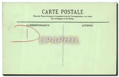 CAEN — Kasemat Hämélín — Gezicht op de Plein — V. Clicot, Boekhandel — Achterkant