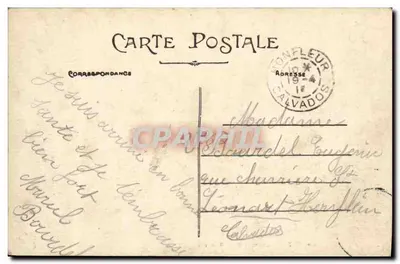 Caen — Quartier de la Remonte — wydawca P. R. n°180 — Rewers