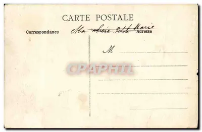 Caen - Caserma d'Artiglieria - Edificio centrale — Photo Rie & Cie, n° 204 — Verso