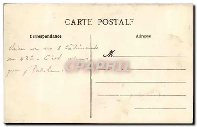 Caen - Kaszarma Artylerii - Budynki Zachodnie — Foto Royer, nr 205 — Rewers