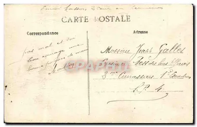 CAEN - Quartel de Artilharia - Les Manèges — Foto Royer, n°207 — Verso