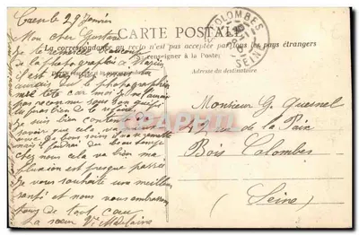 CAEN — De kasematte Hamelin gezien vanaf de dijk — Uitgever Collectie 1912, n°29 — Achterkant